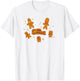 The Simpsons Christmas Gingerbread Cookies Characters T-Shirt - T-Shirt | White