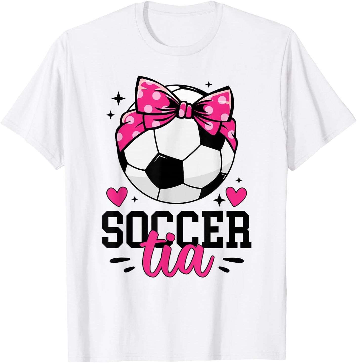 Soccer Tia Aunt Proud Tia Of A Soccer Player Tia T-Shirt - T-Shirt | White
