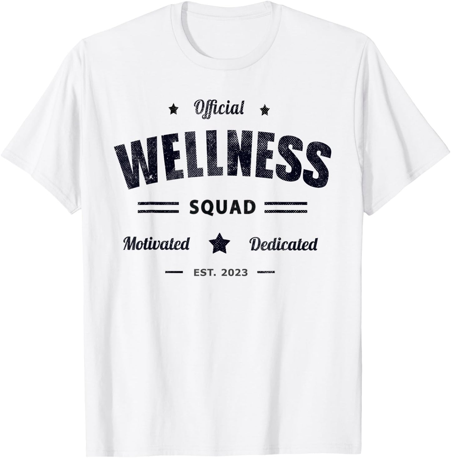 Official WELLNESS SQUAD P.E Motivated Health Trainer Rocks T-Shirt - T-Shirt | White