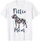 Pittie Mom Shirt Women Pitbull Mama Pibble Mother Day Gift T-Shirt - T-Shirt | White