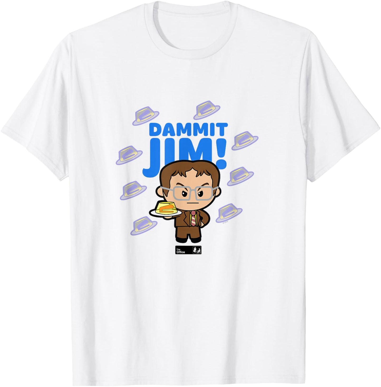 The Office Cute Dwight T-Shirt - T-Shirt | White