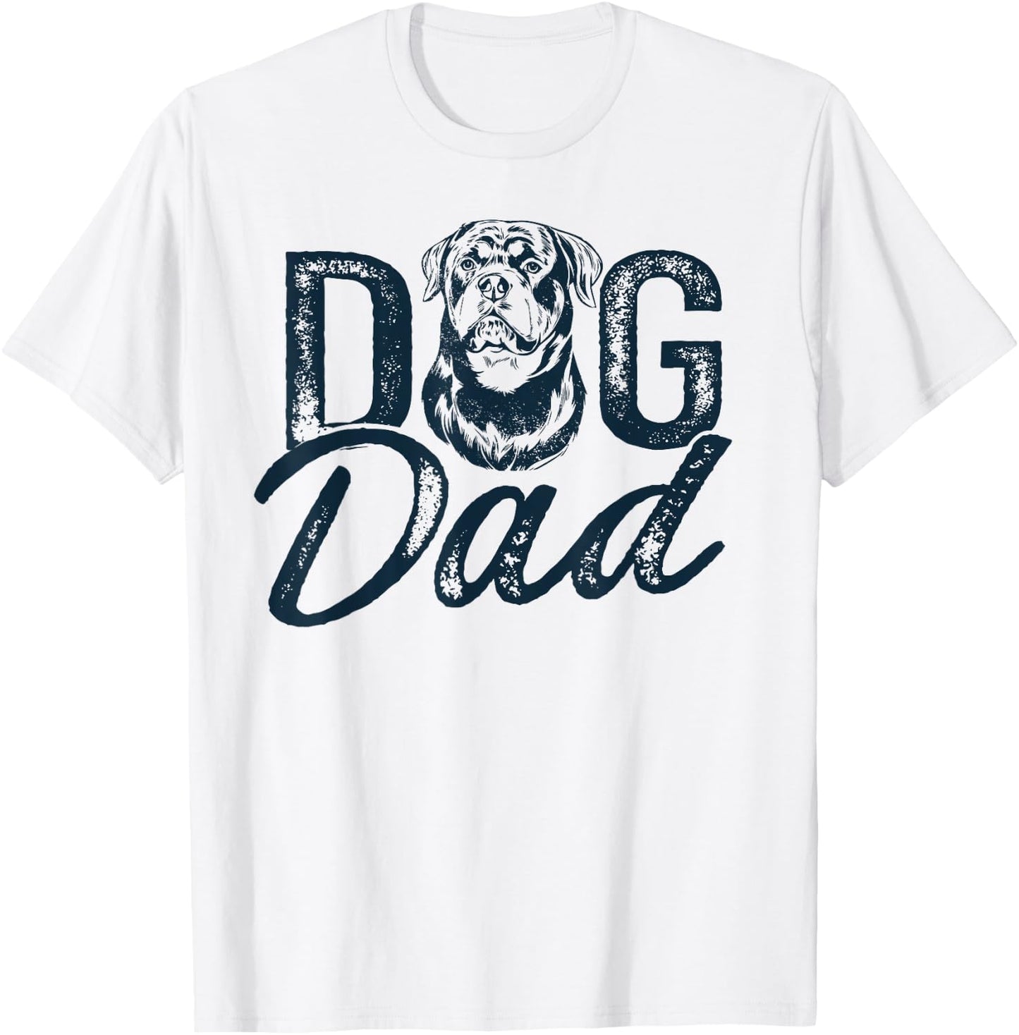 Rottweiler Dog Dad Rottie T-Shirt - T-Shirt | White