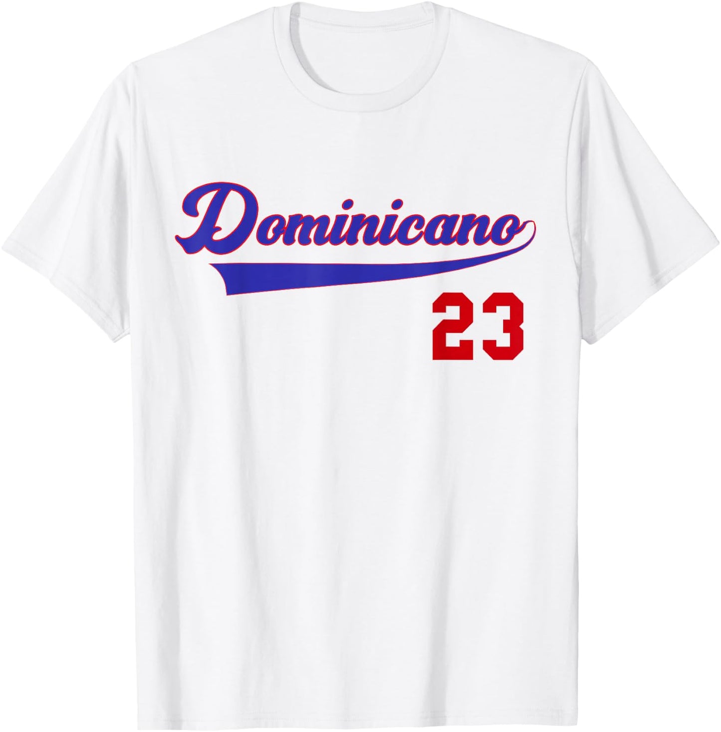 Dominicano Flag RD Dominican Republic Baseball Jersey T-Shirt - T-Shirt | White