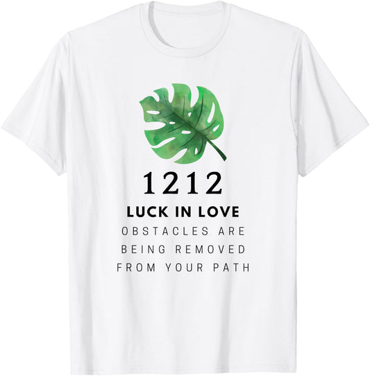 1212 Angel Number Spiritual Guide Message T-Shirt - T-Shirt | White
