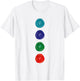 Four Groovy Buttons Blue Cat Funny Halloween Costume Kids T-Shirt - T-Shirt | White