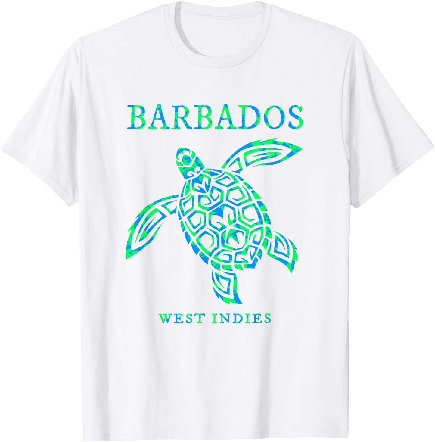 Barbados Sea Turtle Boys Girls Vacation Souvenir T-Shirt - T-Shirt | White