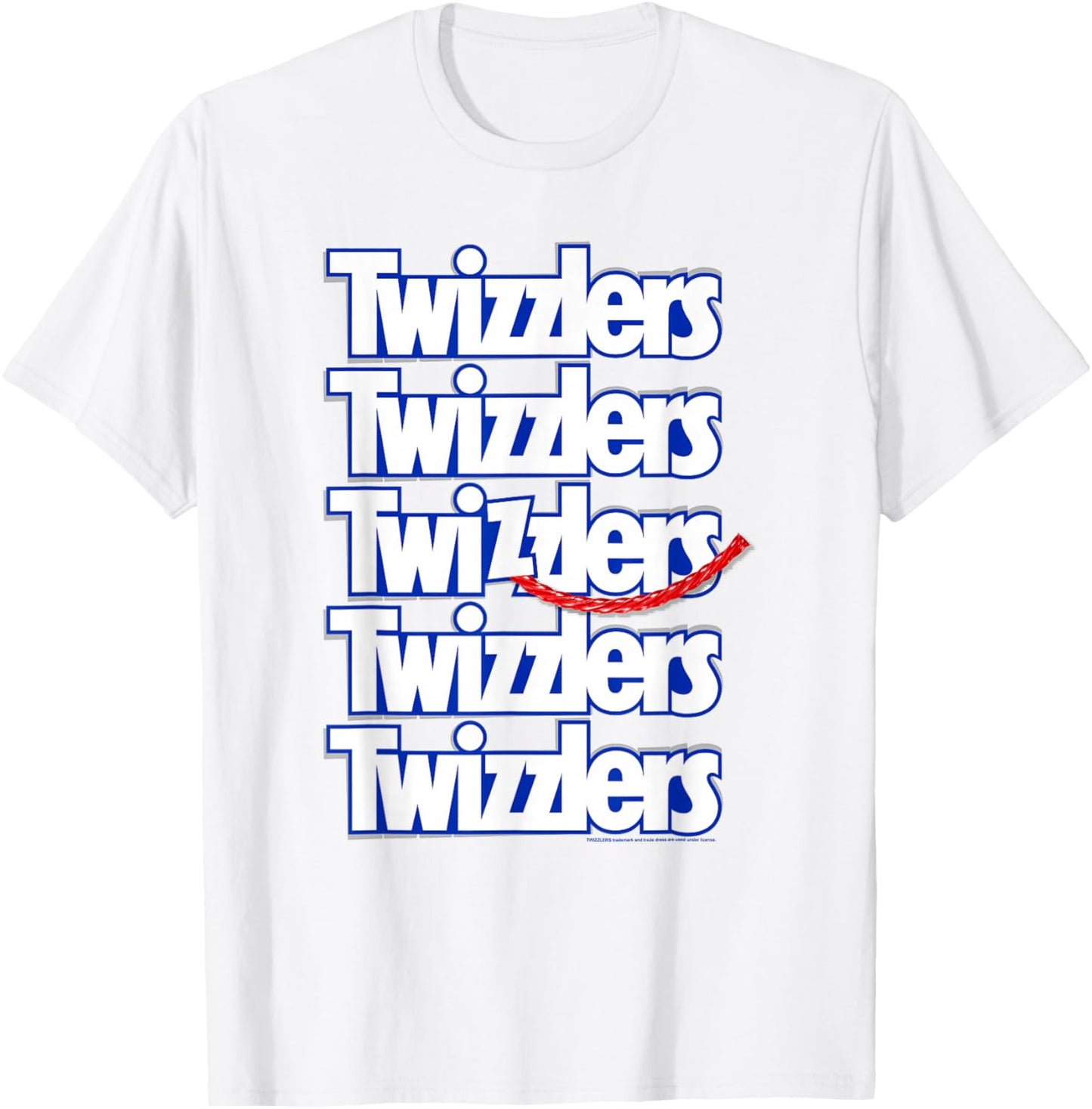 Twizzlers Multi-Title Iconic Official Logo T-Shirt - T-Shirt | White