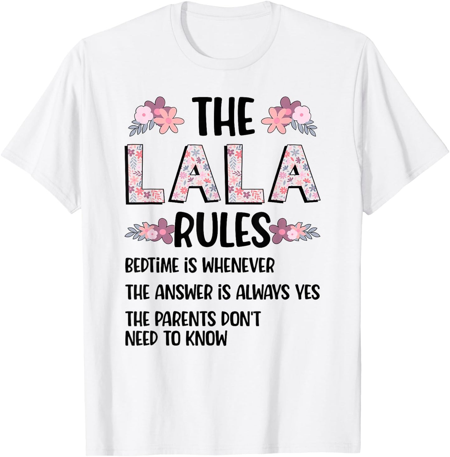 Lala Grandma Rules Lala Grandmother T-Shirt - T-Shirt | White