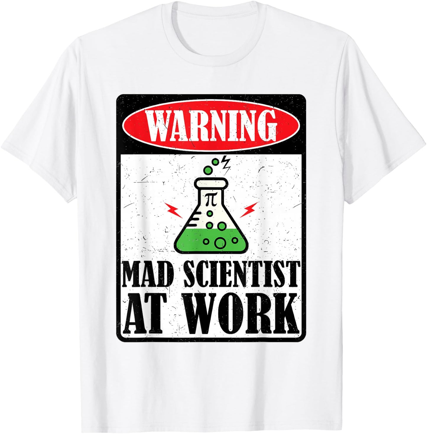 Funny Mad Scientist Science Teacher Halloween Costume Kids T-Shirt - T-Shirt | White