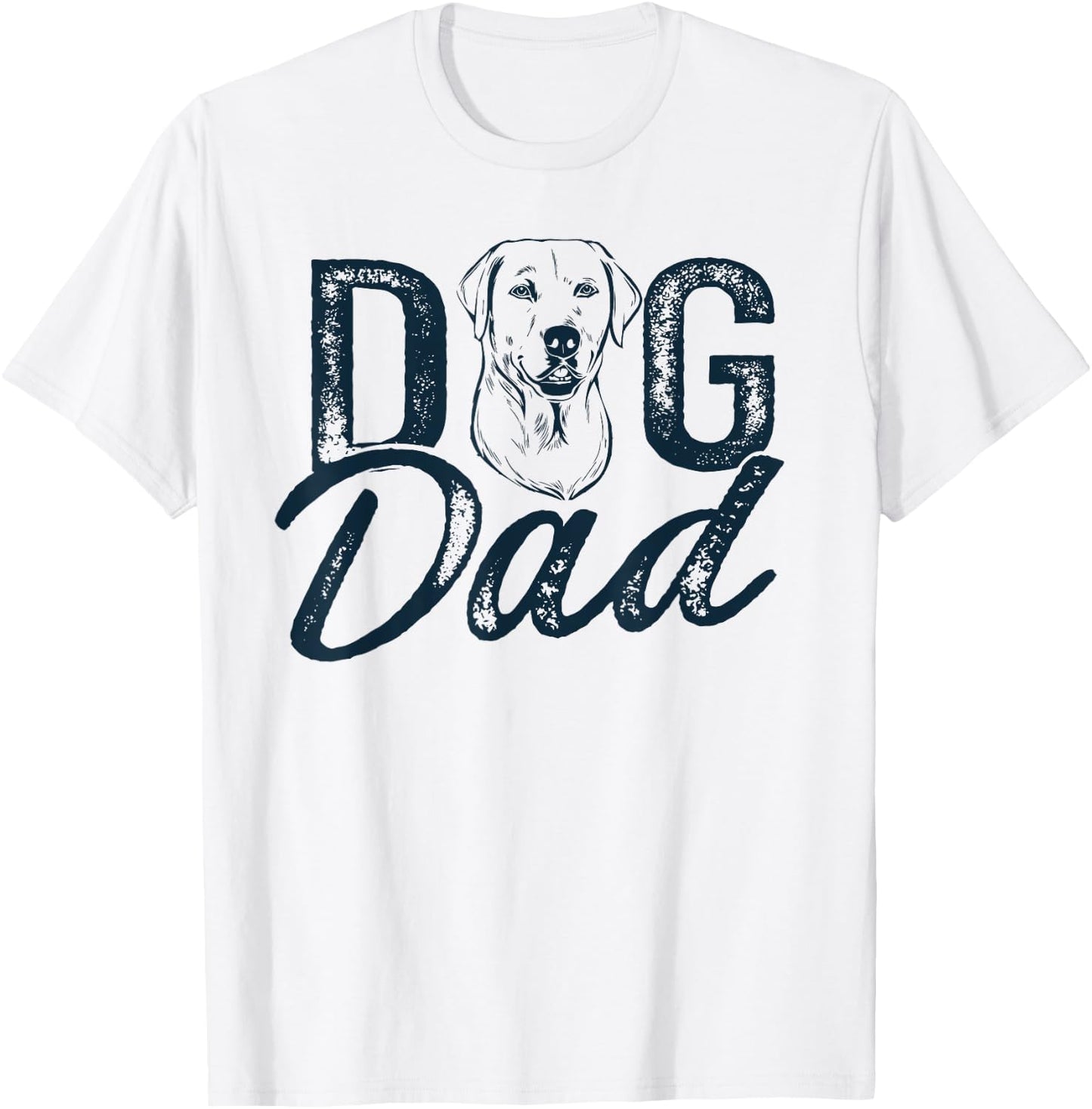 Labrador Dog Dad Lab Retriever T-Shirt - T-Shirt | White