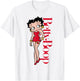 Betty Boop Vertical Text Portrait T-Shirt - T-Shirt | White