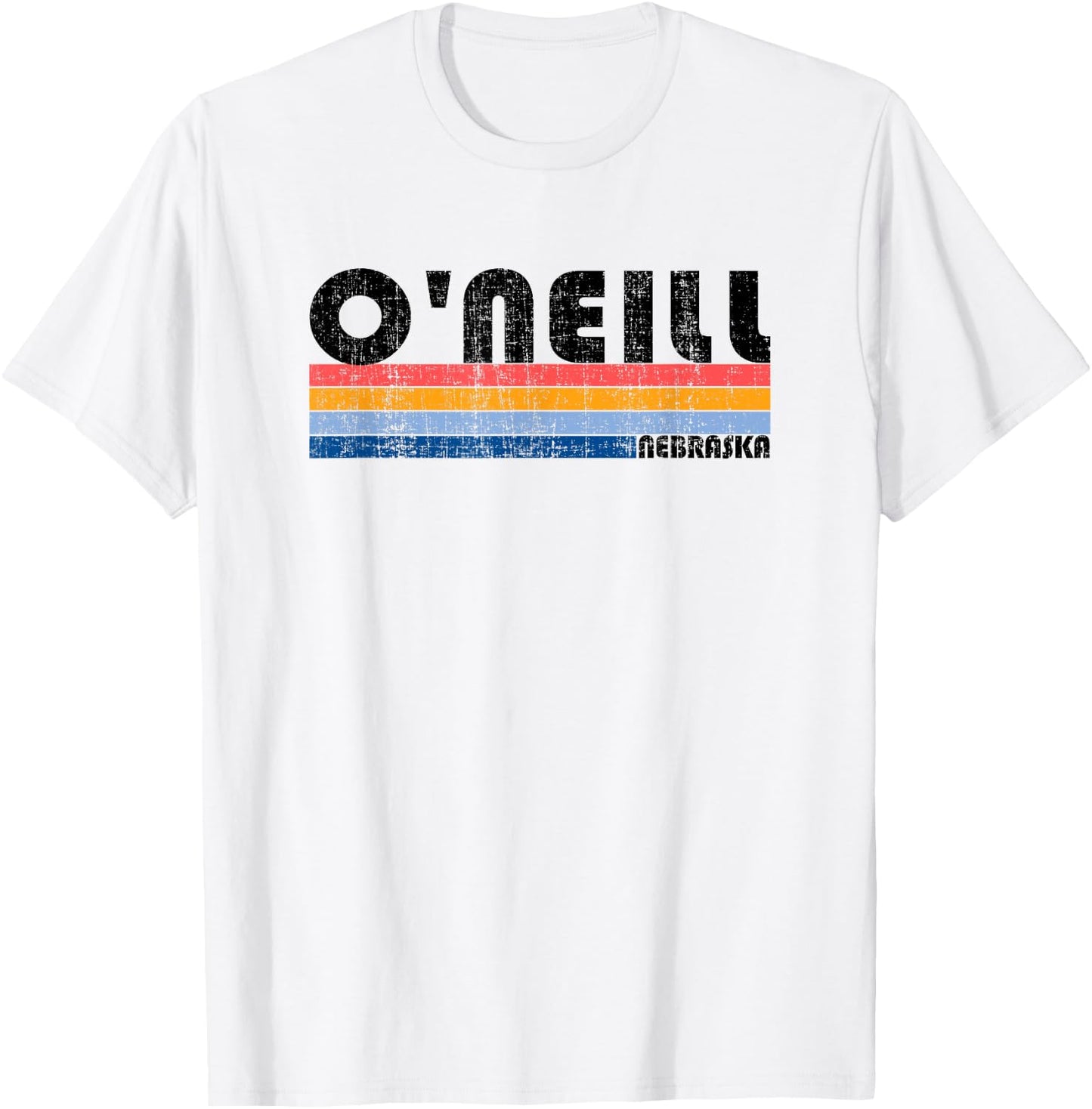 Vintage 70s 80s Style O'Neill, NE T-Shirt - T-Shirt | White