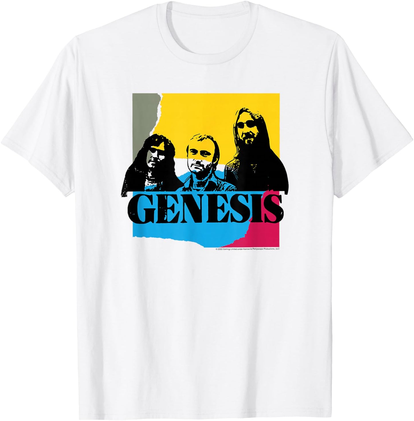 Genesis - Abacab Group T-Shirt - T-Shirt | White