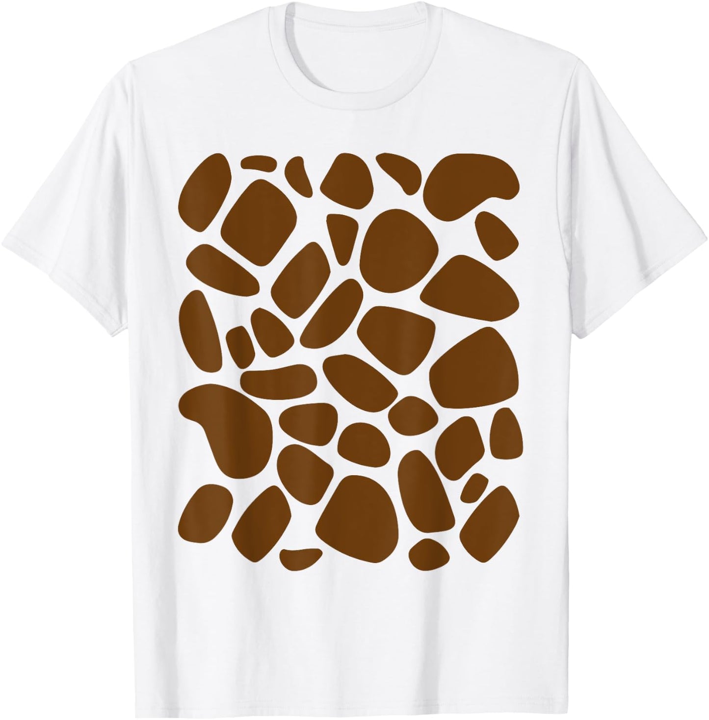 Giraffe Print DIY Pattern Trick or Treat Jungle Animals T-Shirt - T-Shirt | White