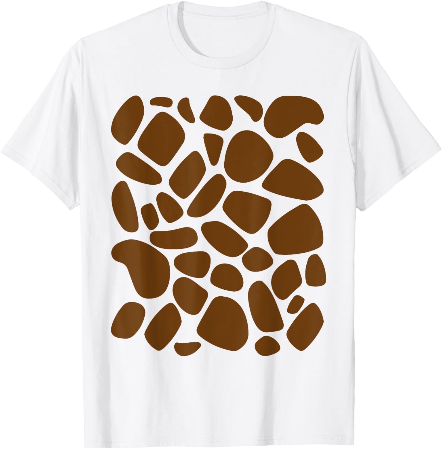 Giraffe Print DIY Pattern Trick or Treat Jungle Animals T-Shirt - T-Shirt | White