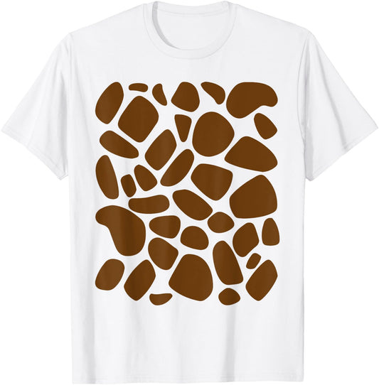 Giraffe Print DIY Pattern Trick or Treat Jungle Animals T-Shirt - T-Shirt | White