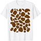 Giraffe Print DIY Pattern Trick or Treat Jungle Animals T-Shirt - T-Shirt | White