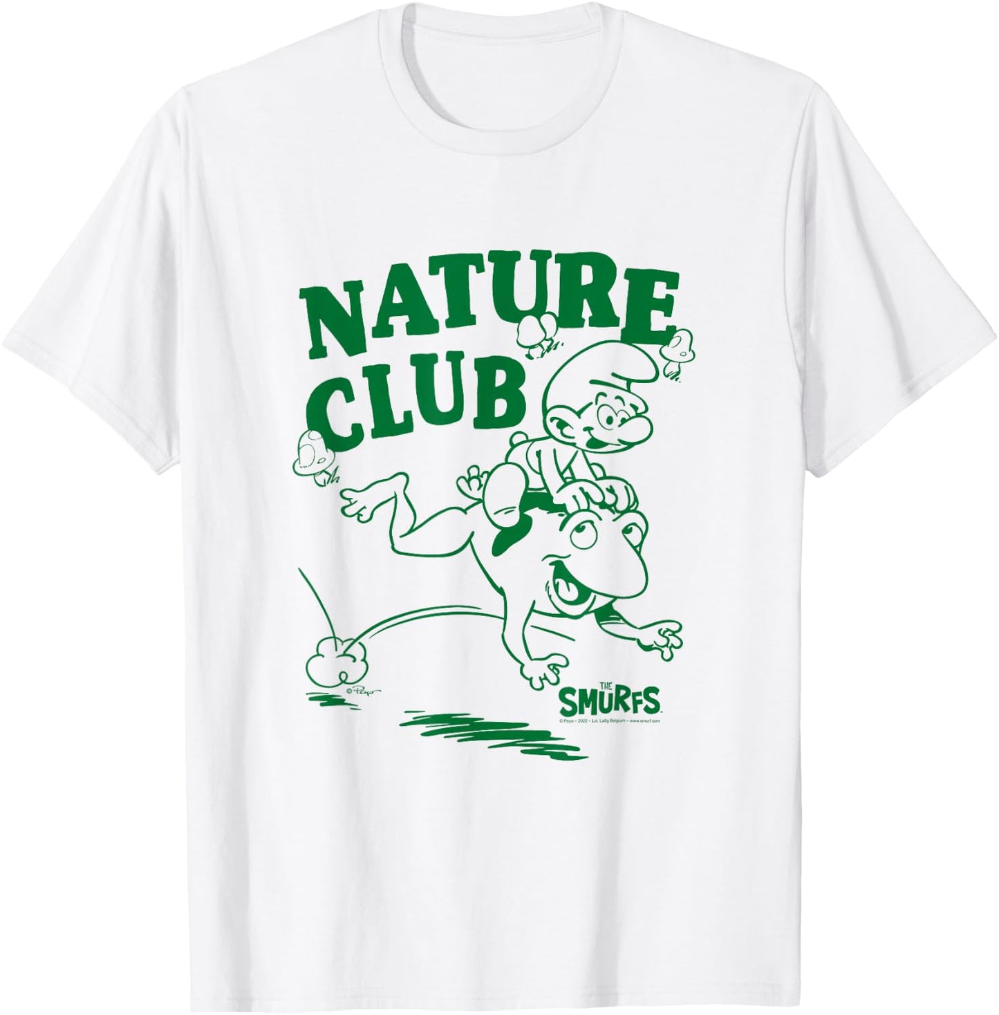 The Smurfs Nature Club Frog T-Shirt - T-Shirt | White