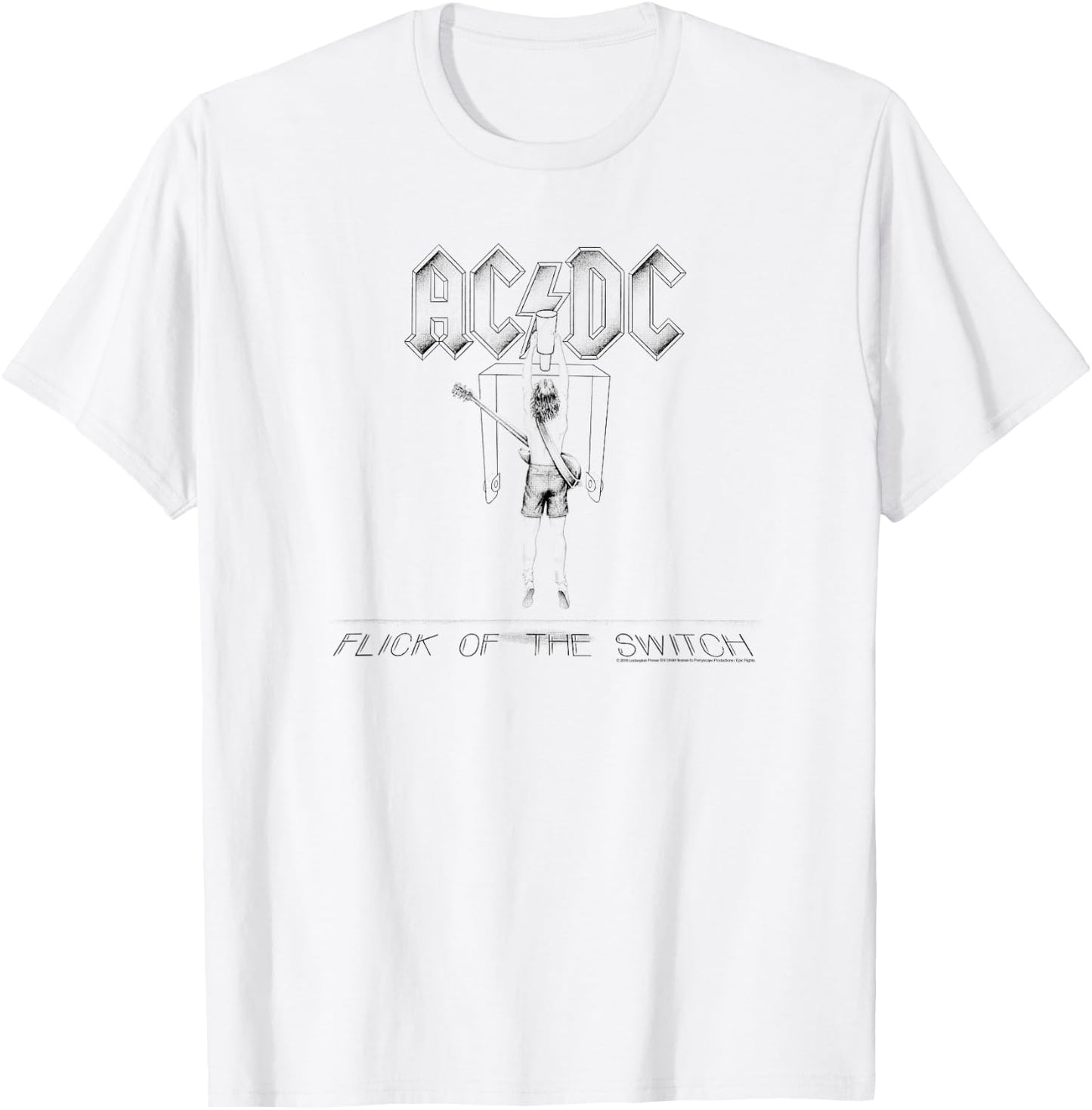 AC/DC - Flick of the Switch T-Shirt - T-Shirt | White