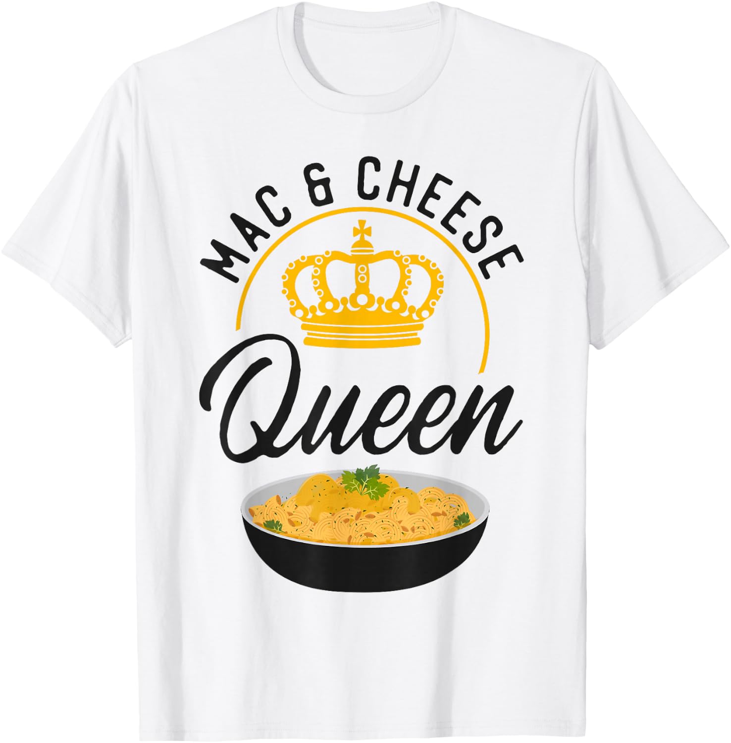 Mac And Cheese Queen Mac & Cheese Queen T-Shirt - T-Shirt | White