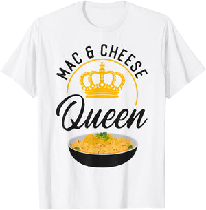 Mac And Cheese Queen Mac & Cheese Queen T-Shirt - T-Shirt | White