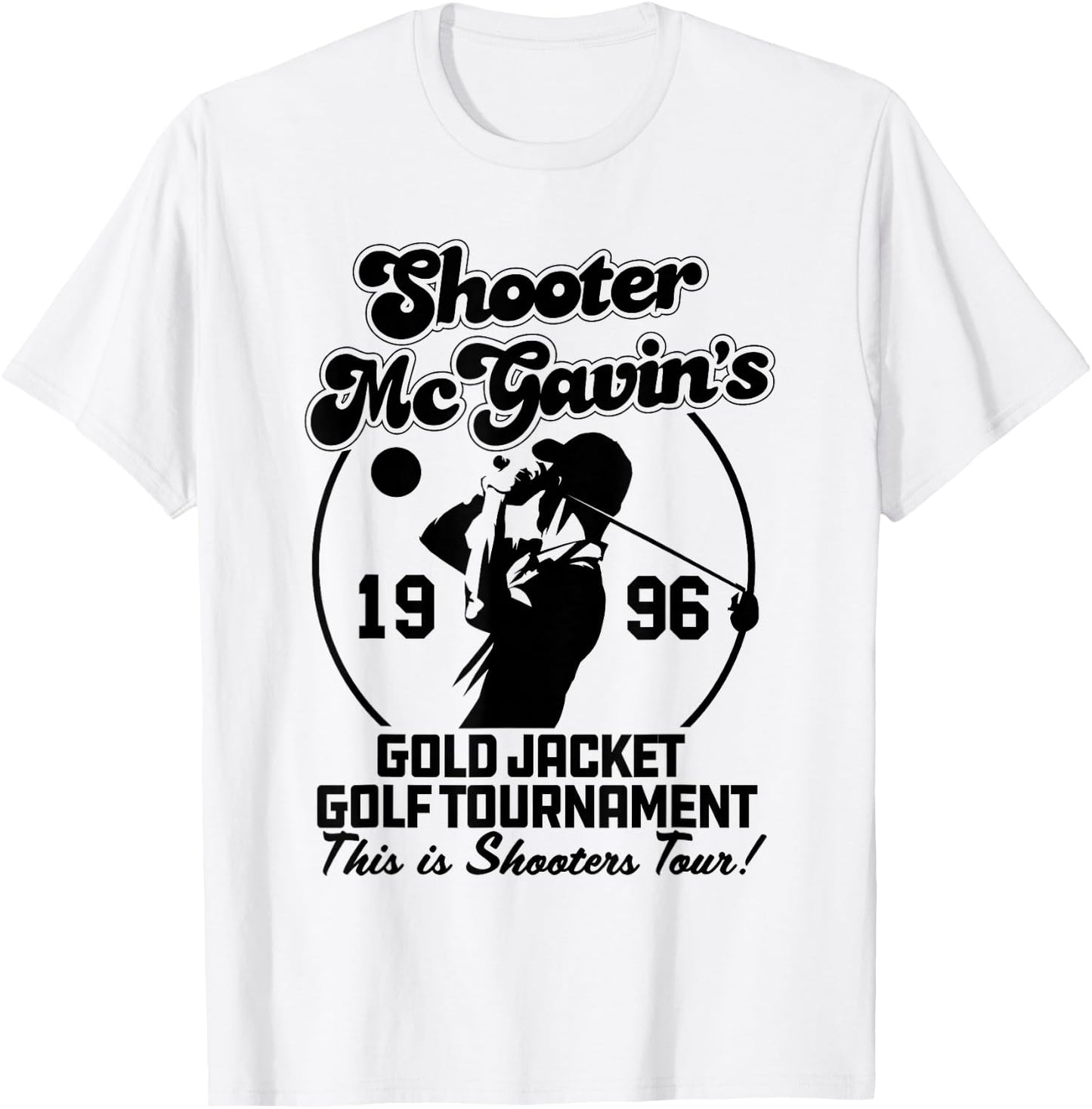 Shooter McGavin's Gold Jacket Golf Tournament T-Shirt - T-Shirt | White