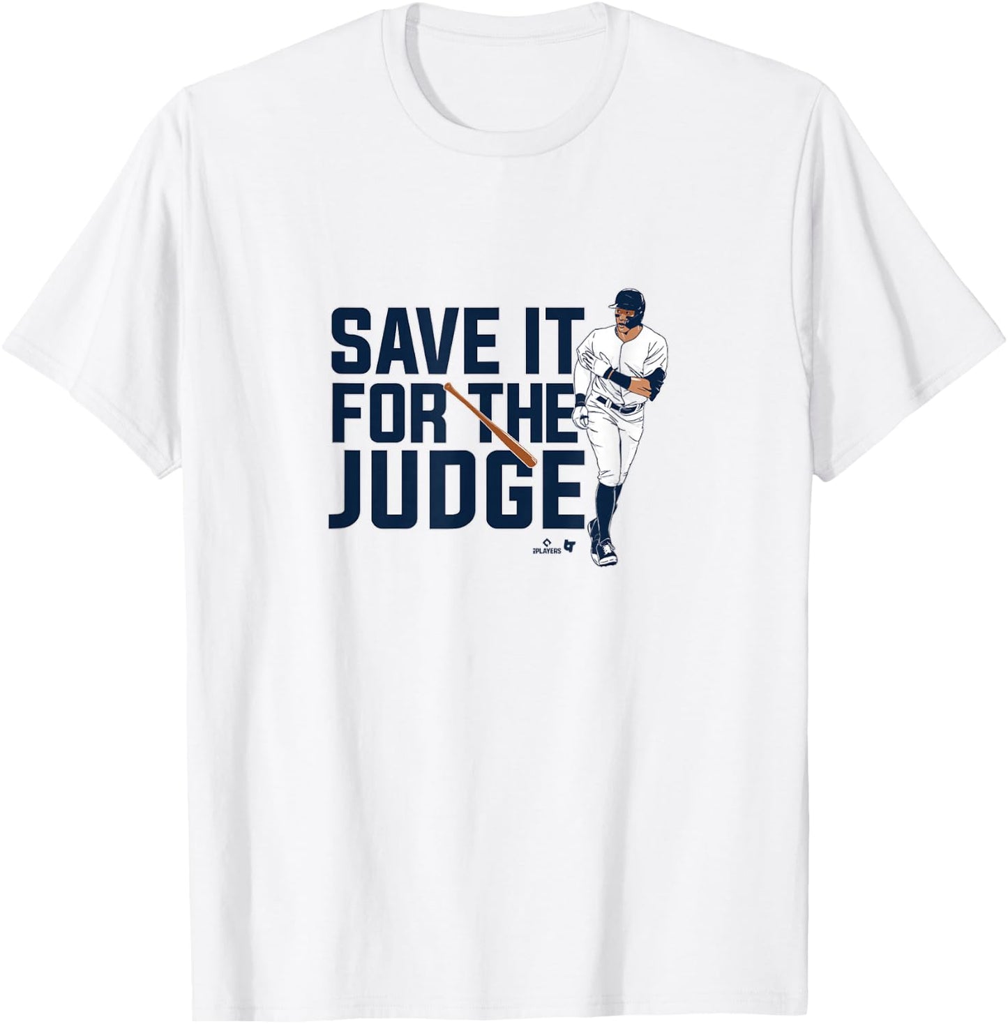 Aaron Judge - Save it for the Judge - New York Baseball T-Shirt - T-Shirt | White