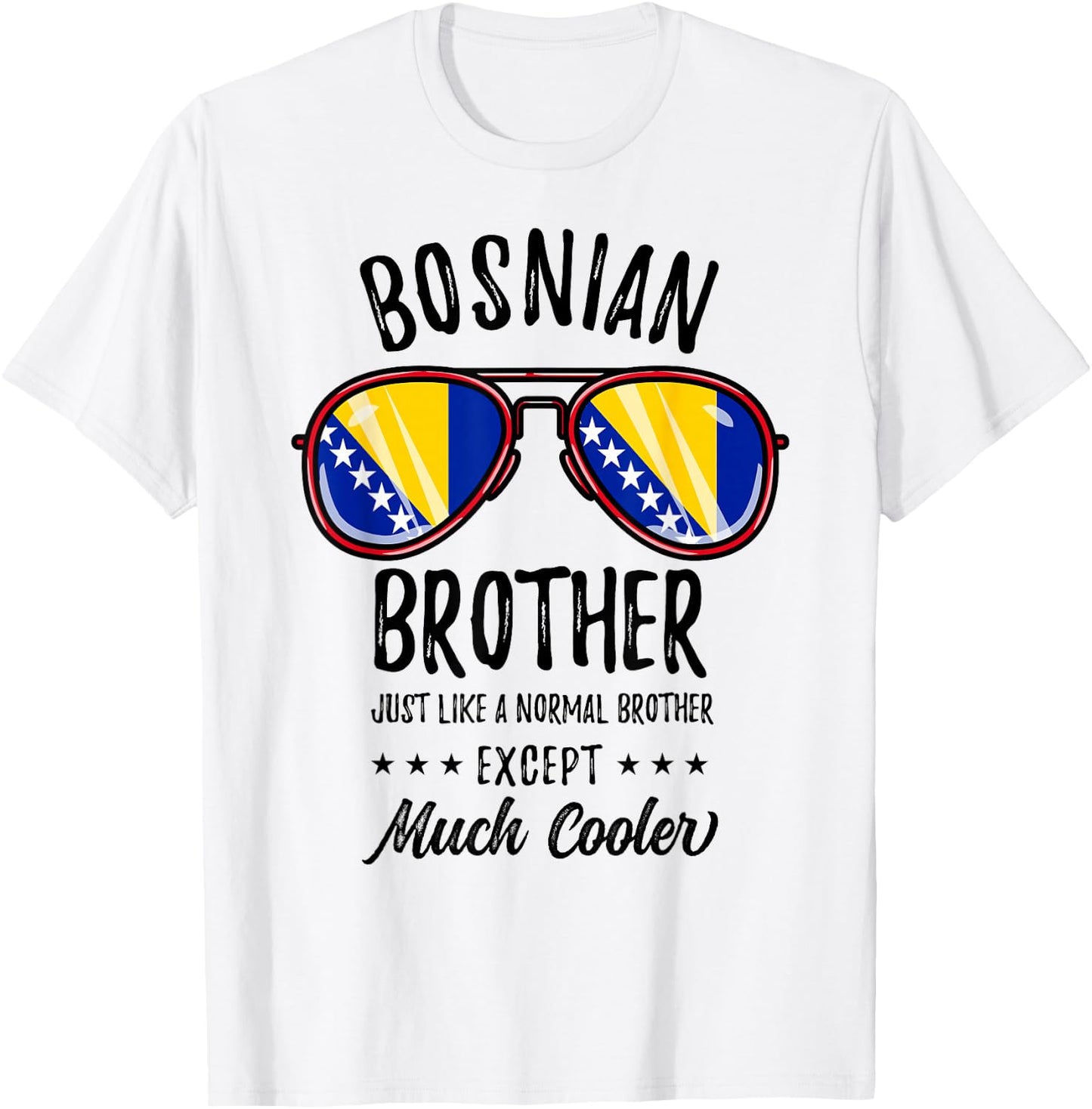Matching Bosnian Brother T-Shirt - T-Shirt | White