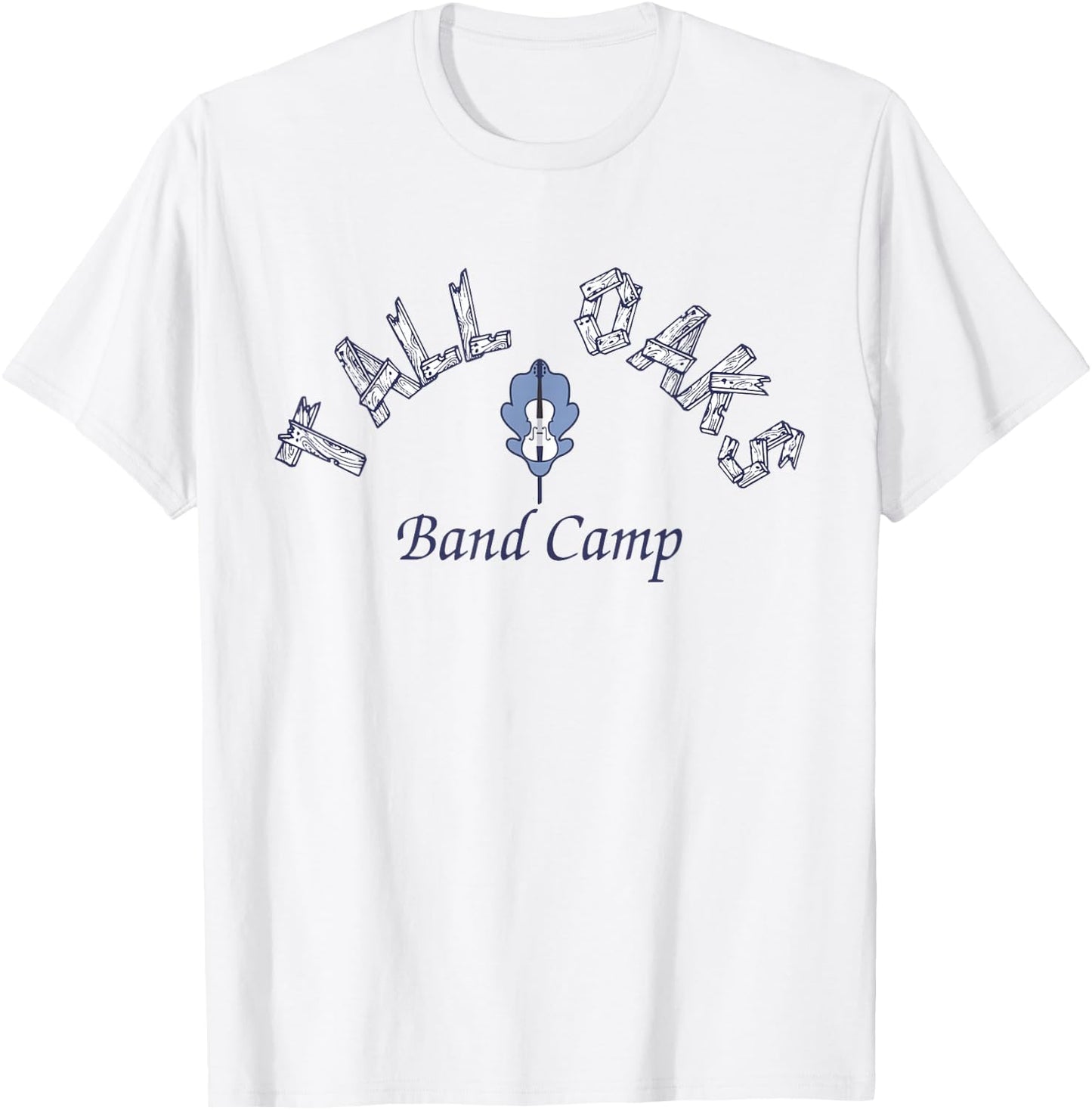 Tall Oaks Band Camp Grunge Vintage T-Shirt - T-Shirt | White