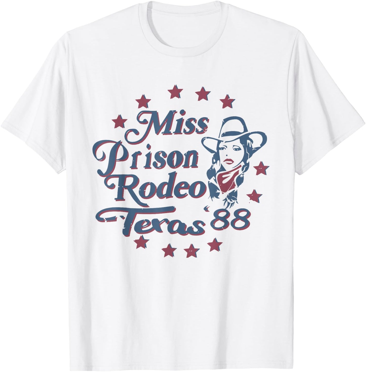 Miss Texas Prison Rodeo Southern Country Music T-Shirt - T-Shirt | White