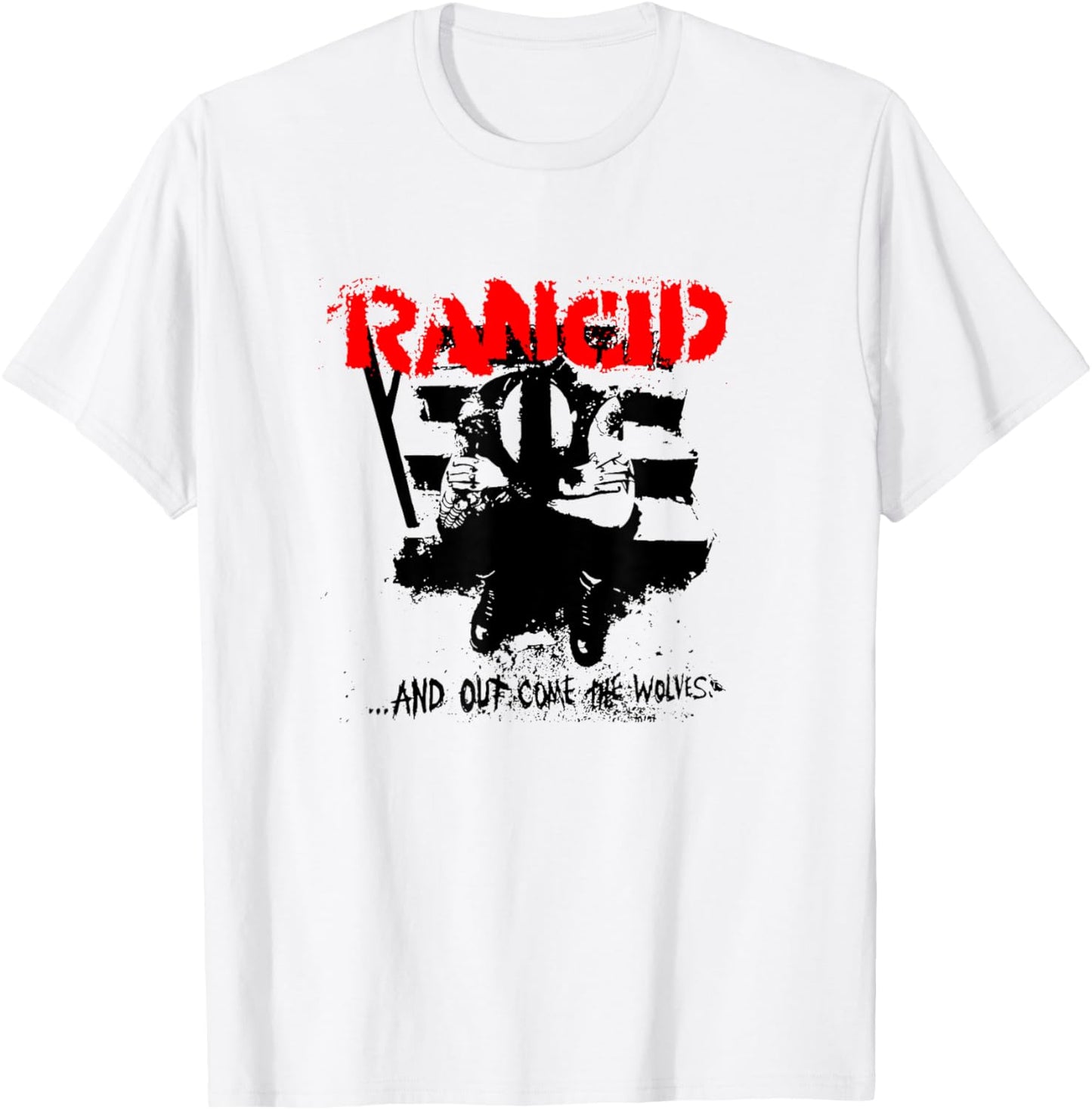 Rancid - Official Merchandise - And Out Come The Wolves T-Shirt - T-Shirt | White