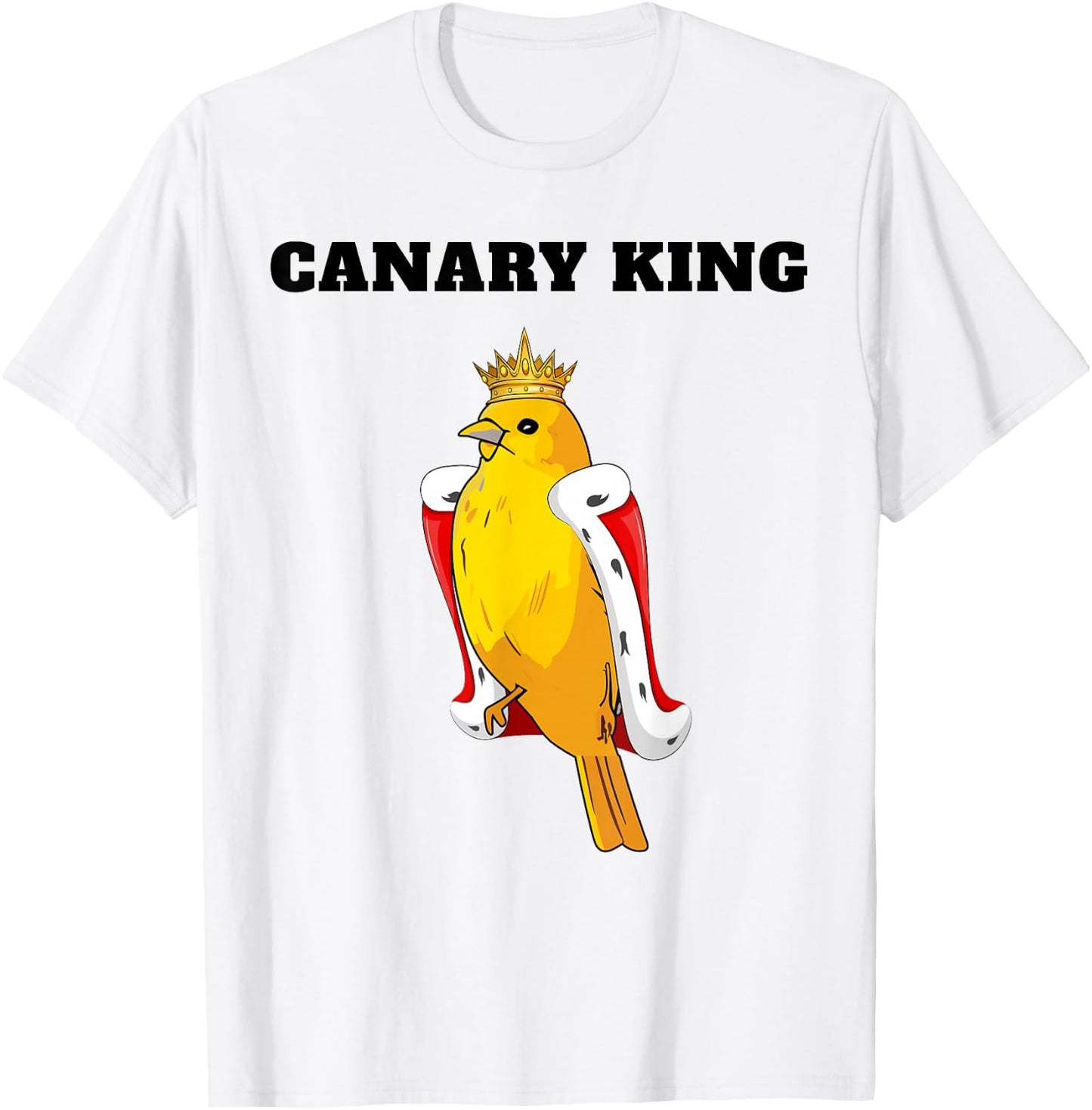 Canary King | Boys Canary Lover Design | Canary T-Shirt - T-Shirt | White