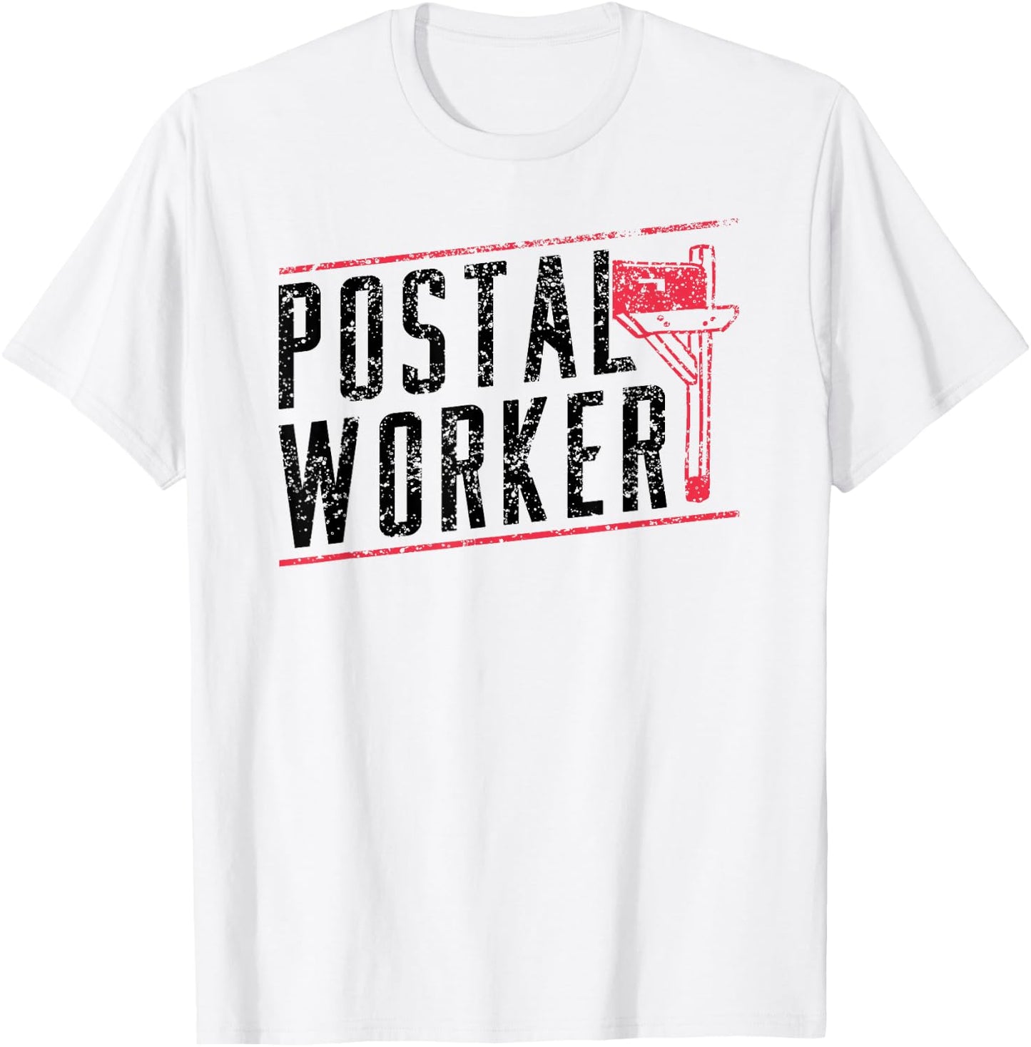 Postal Worker Courier Postman Mailman Mail T-Shirt - T-Shirt | White