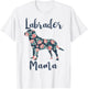 Labrador Mama Shirt Labrador Retriever Dog Mom Lab Mom Women T-Shirt - T-Shirt | White