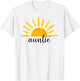 Auntie of The Birthday First Trip Around the Sun Birthday T-Shirt - T-Shirt | White