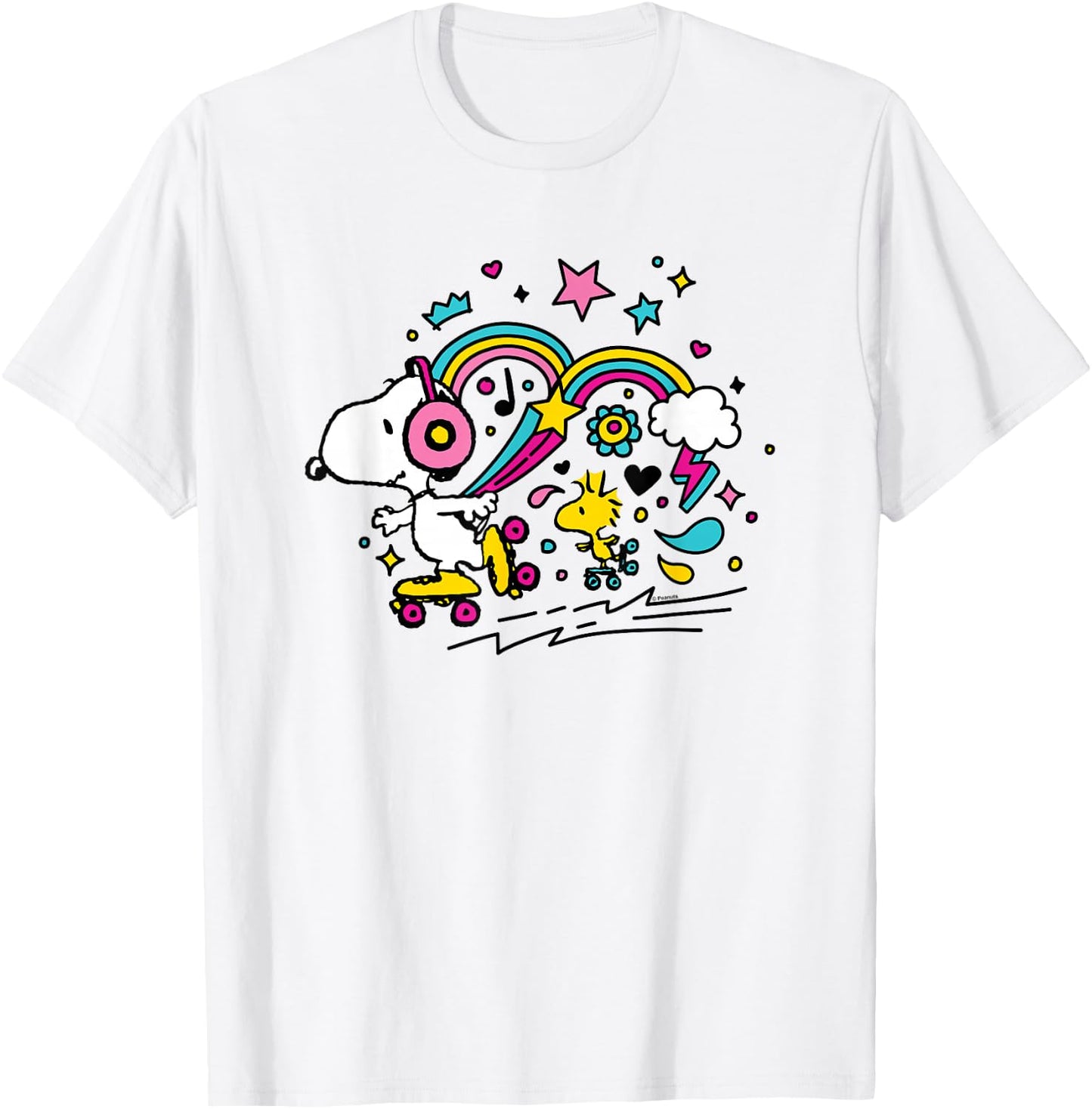 Peanuts - Snoopy Woodstock T-Shirt - T-Shirt | White