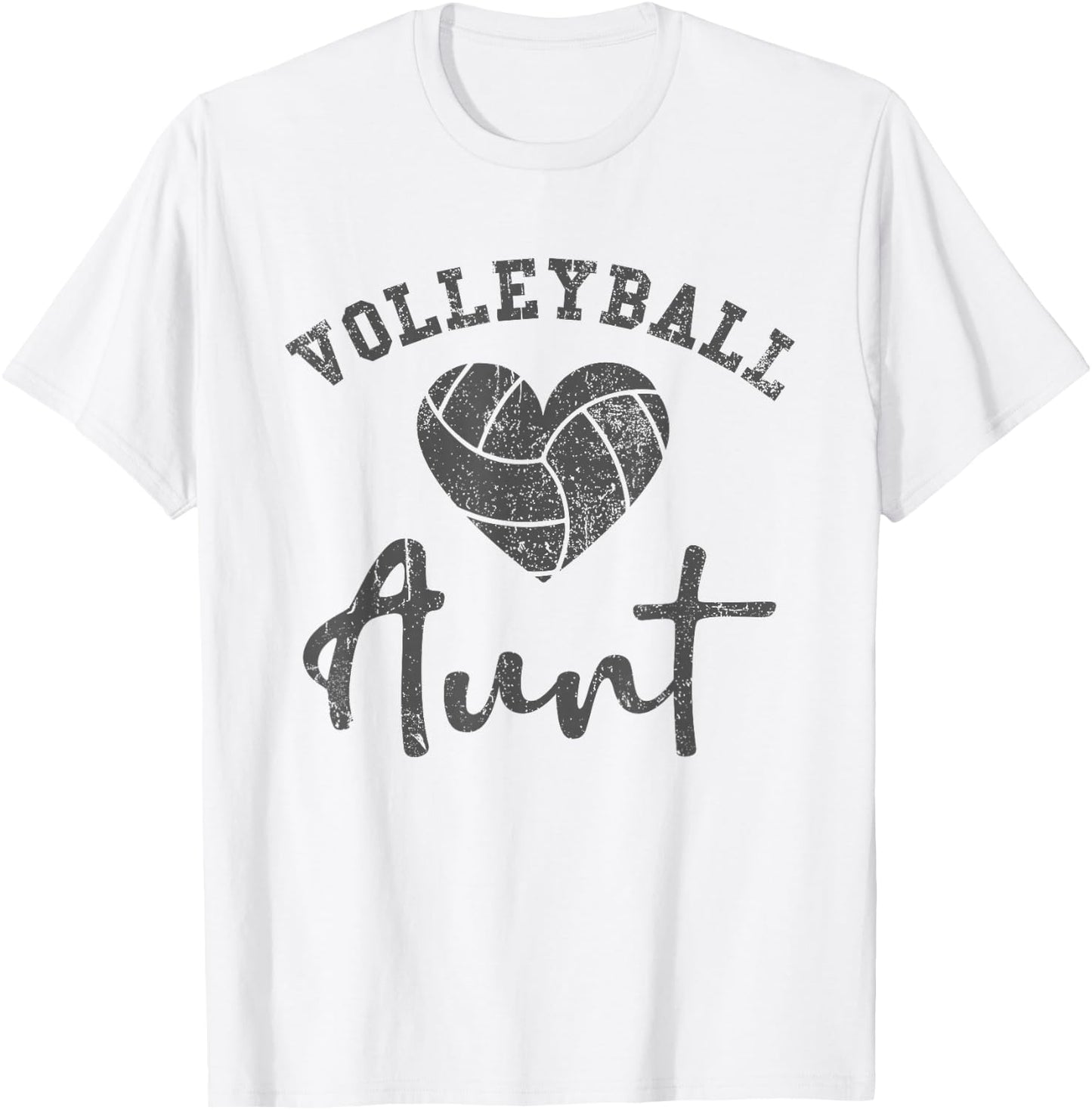Volleyball Aunt T-Shirt - T-Shirt | White
