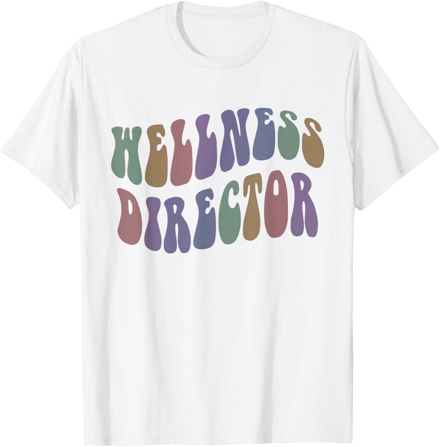 Groovy WELLNESS DIRECTOR Mental Health Trainer My Yoga Coach T-Shirt - T-Shirt | White