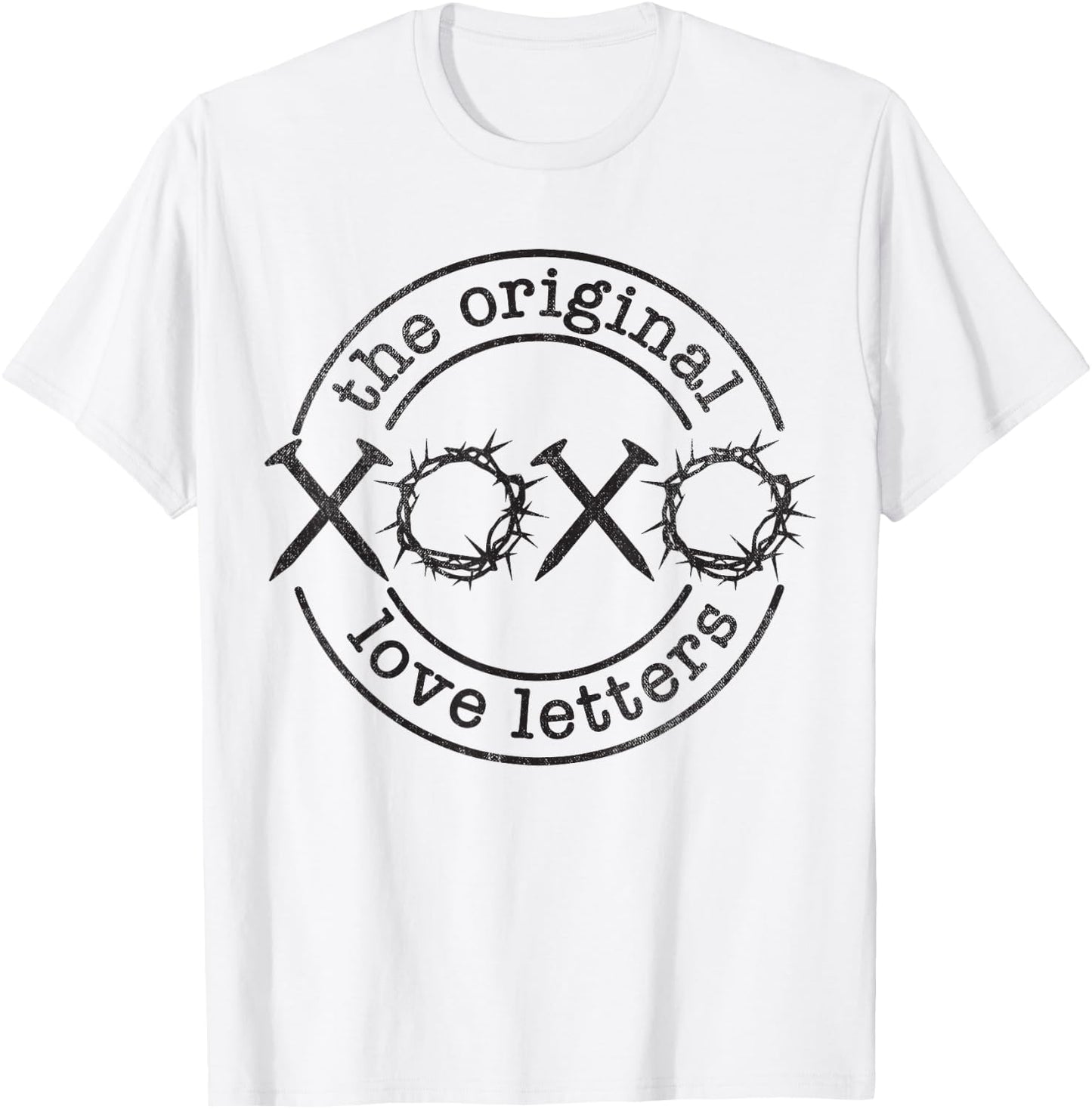 XoXo The Original Love Letters, Christian Easter Holiday T-Shirt - T-Shirt | White