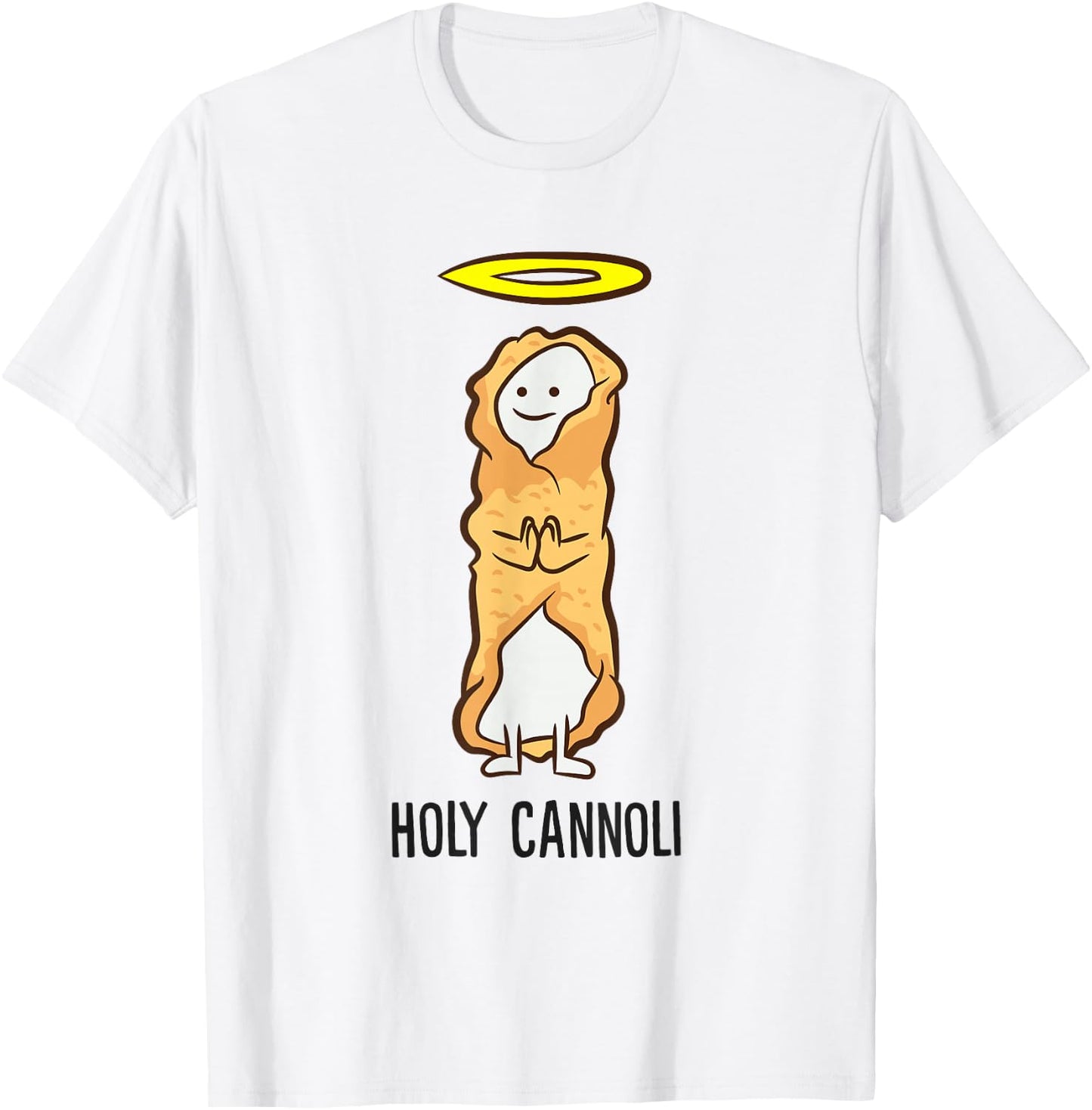 Funny Cannoli Lover Holy Cannoli T-Shirt - T-Shirt | White