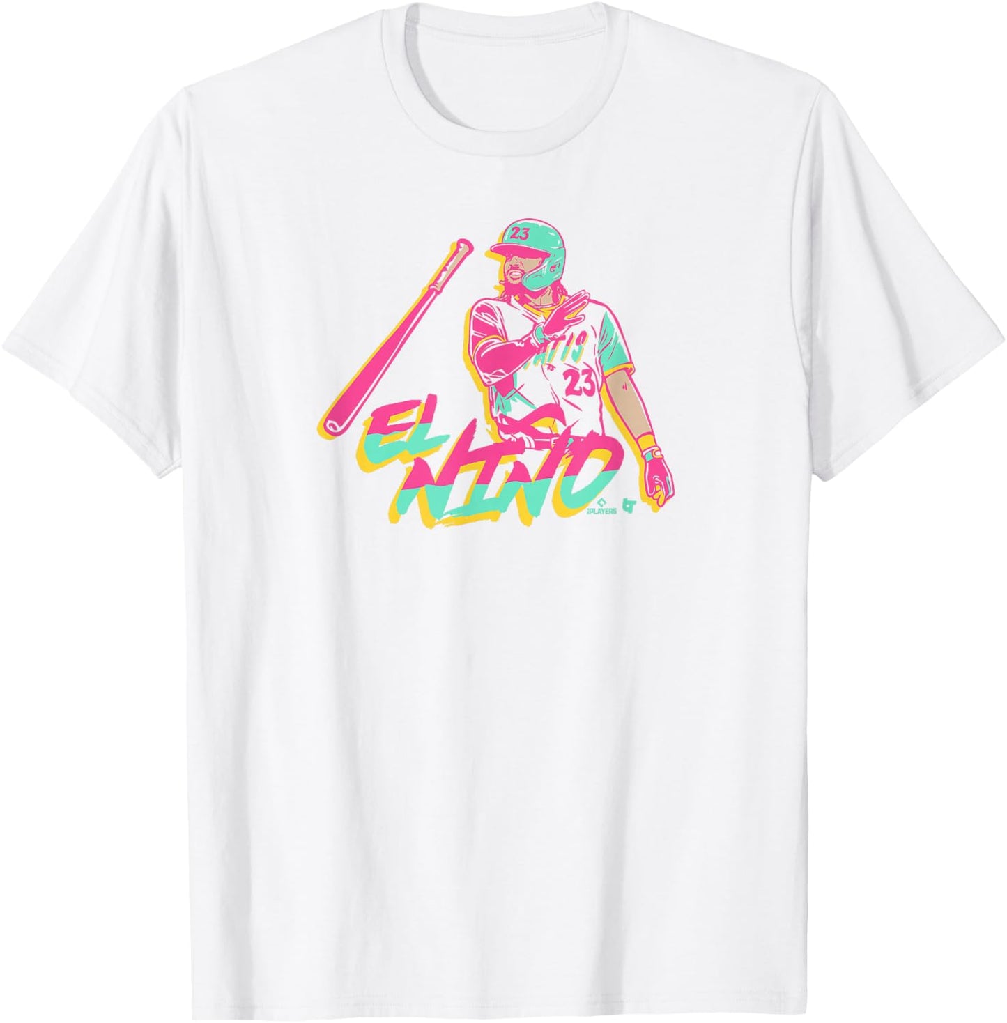 Fernando Tatis Jr - Bat Flip City - San Diego Baseball T-Shirt - T-Shirt | White