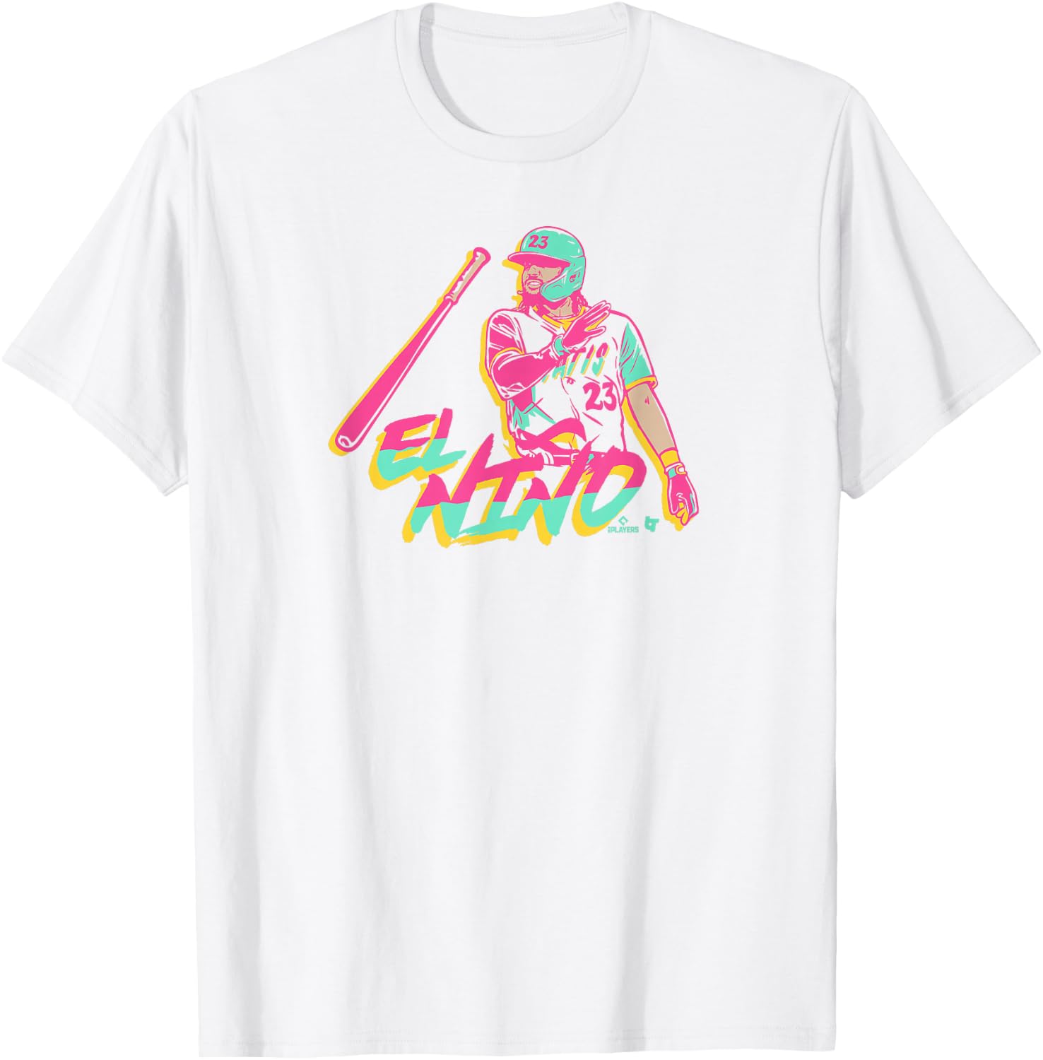 Fernando Tatis Jr - Bat Flip City - San Diego Baseball T-Shirt - T-Shirt | White