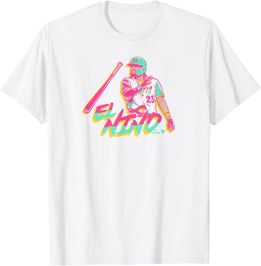 Fernando Tatis Jr - Bat Flip City - San Diego Baseball T-Shirt - T-Shirt | White