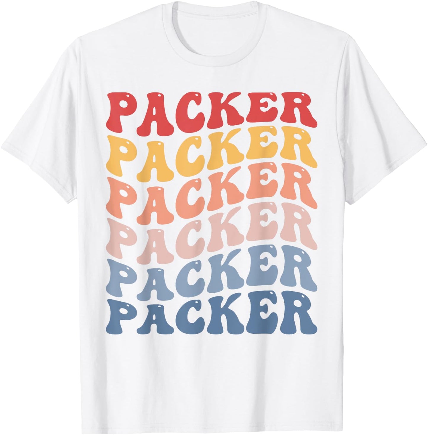 Packer Groovy Retro T-Shirt - T-Shirt | White