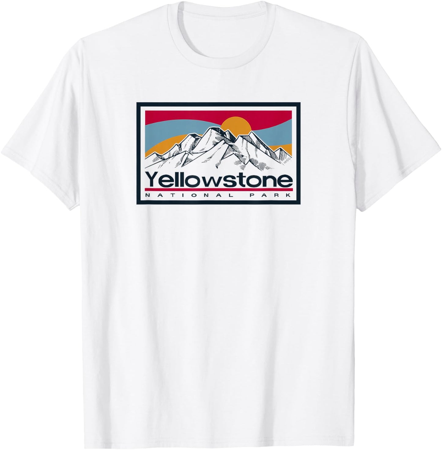 Yellowstone National Park Vintage T-Shirt - T-Shirt | White