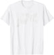 Retro Connecticut Distressed Hiking T-Shirt - T-Shirt | White