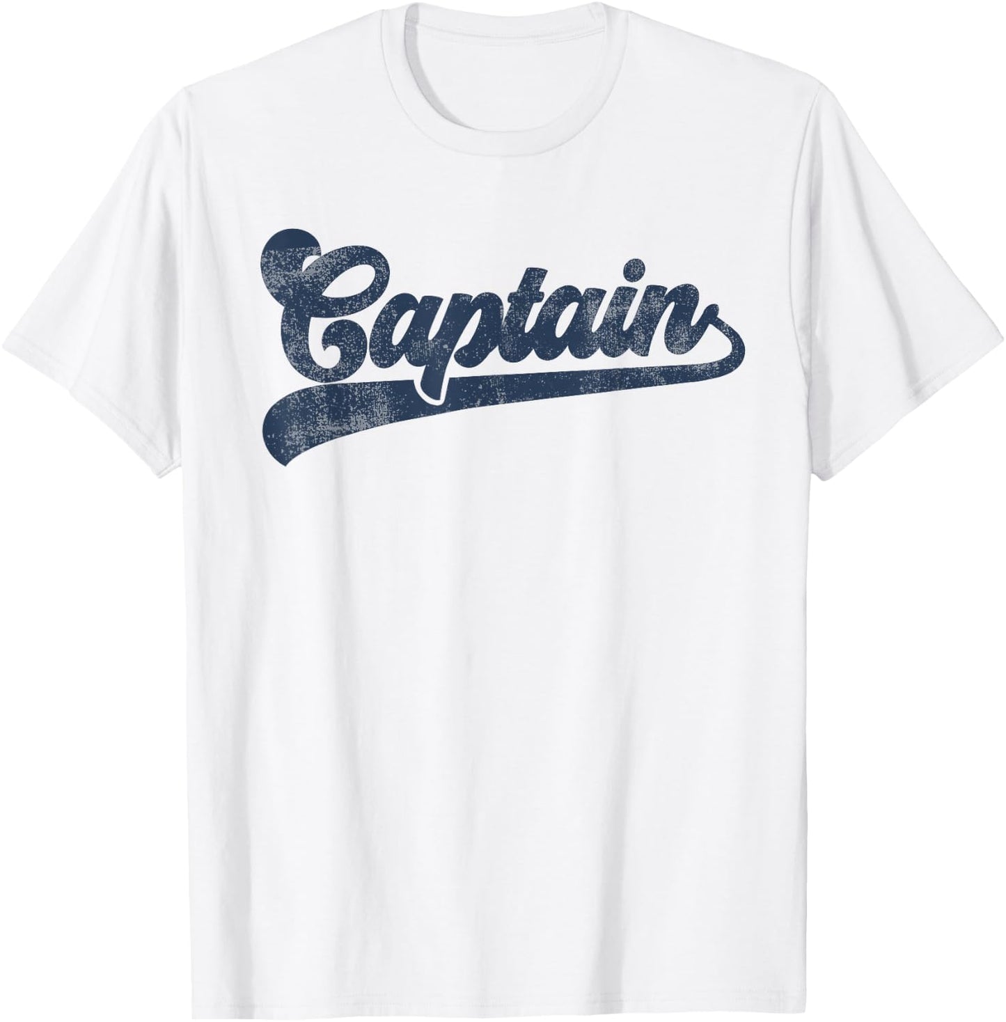 Captain Cute Vintage Graphic T-Shirt - T-Shirt | White
