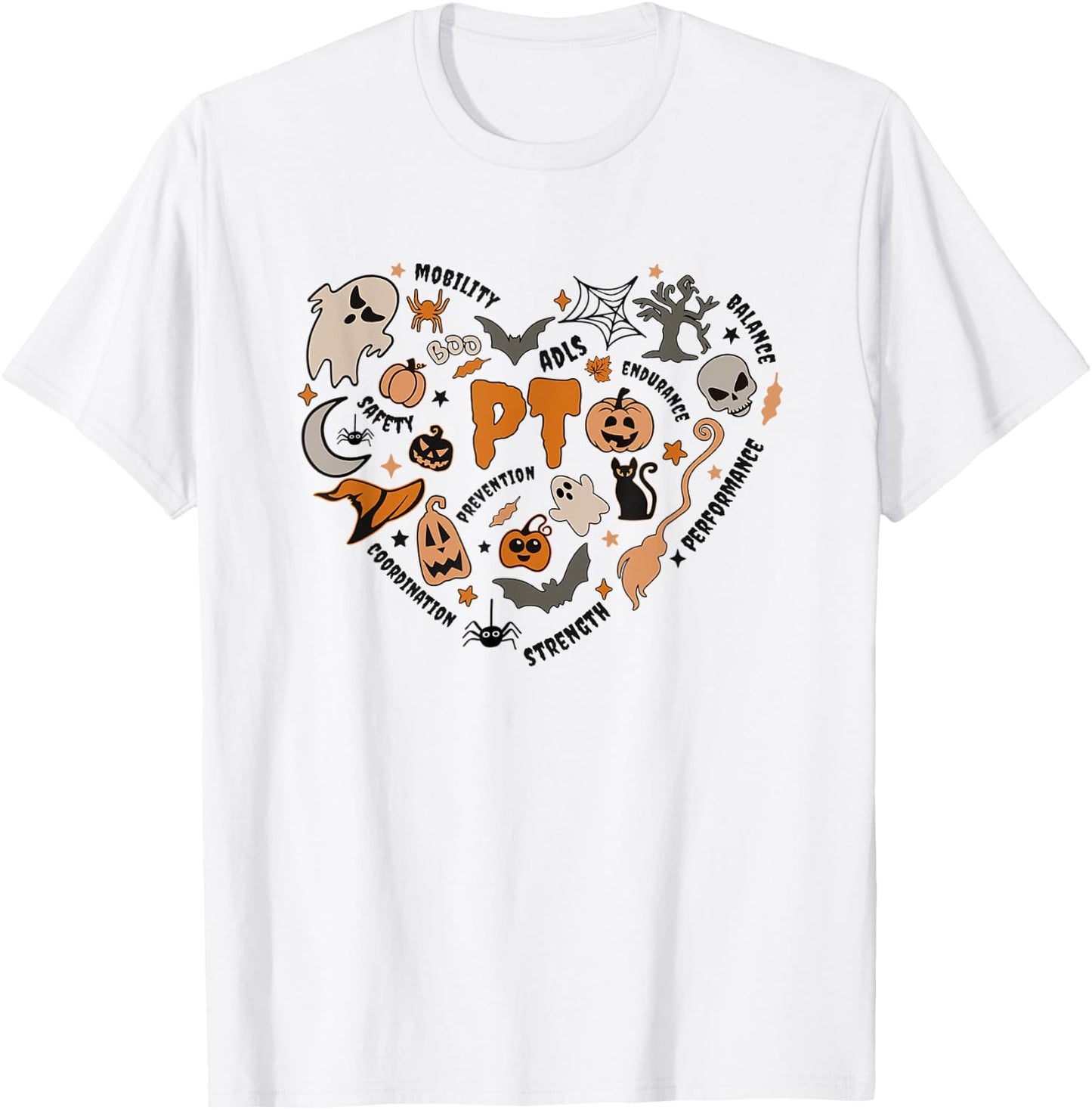 Pediatric Physical Therapy Halloween PTA PT Scope Women T-Shirt - T-Shirt | White