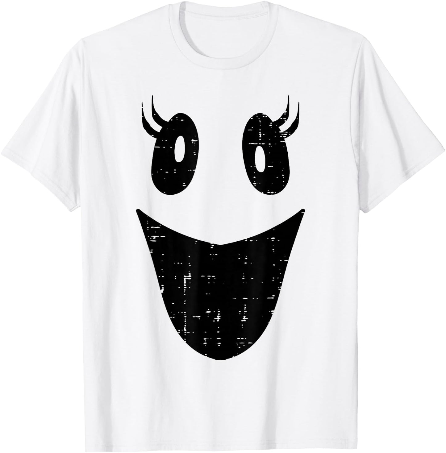 Ghost Cute DIY Halloween Costume Girls Women Kids Teens T-Shirt - T-Shirt | White
