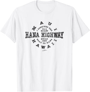 JCombs: I Survived The Road to Hana (Hana Highway), Maui, HI T-Shirt - T-Shirt | White